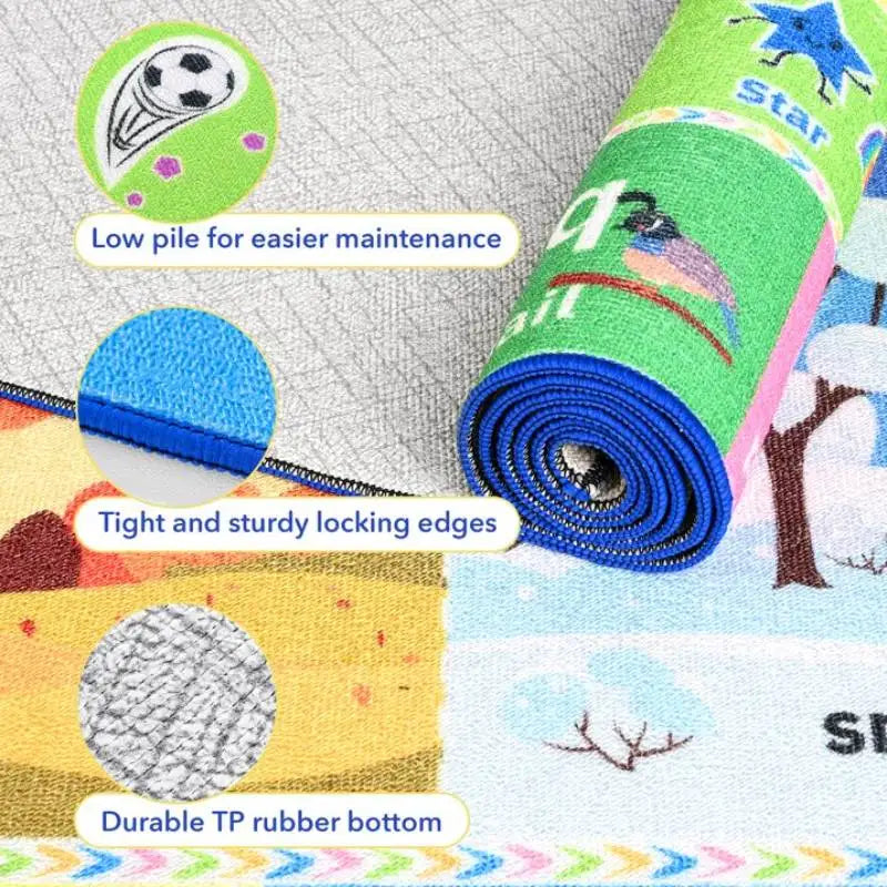 Kids Play Rug – Educational & Fun Carpet for Learning and Imagination
