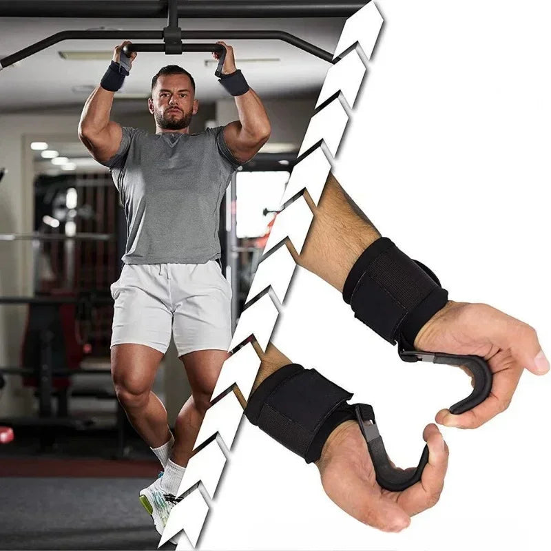 Premium Non-Slip Weight Lifting Hooks