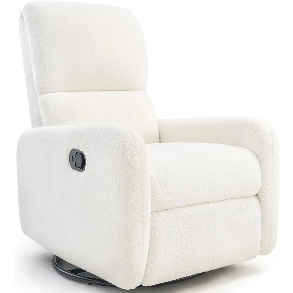 Swivel Glider Rocking Recliner with 2 Massage Points