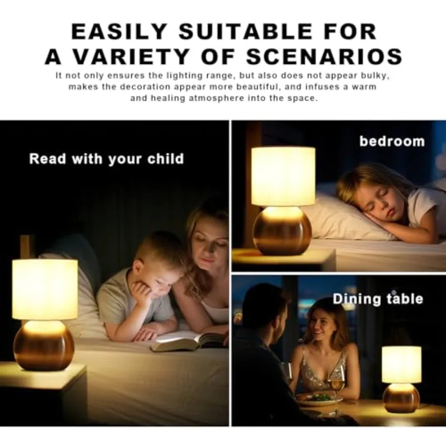Modern Small Table Lamp Set of 2