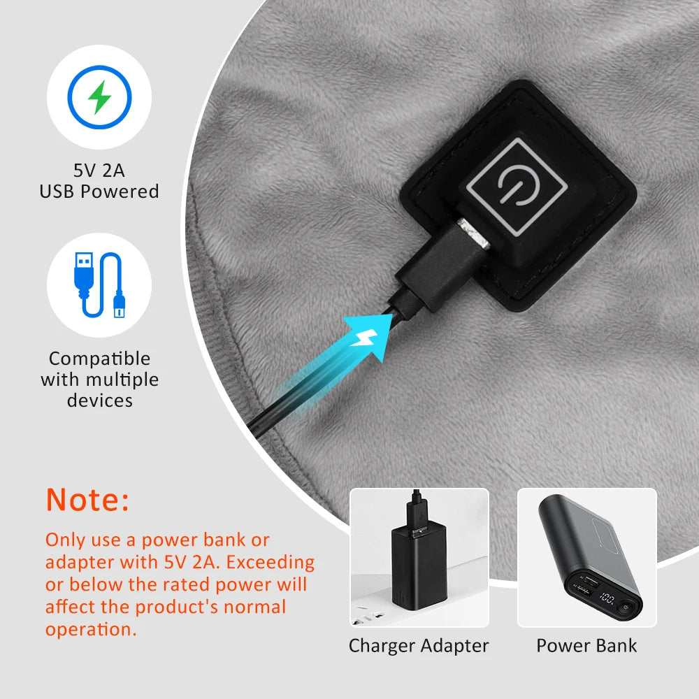 Electric Heating Shoulder & Neck Pad Massager